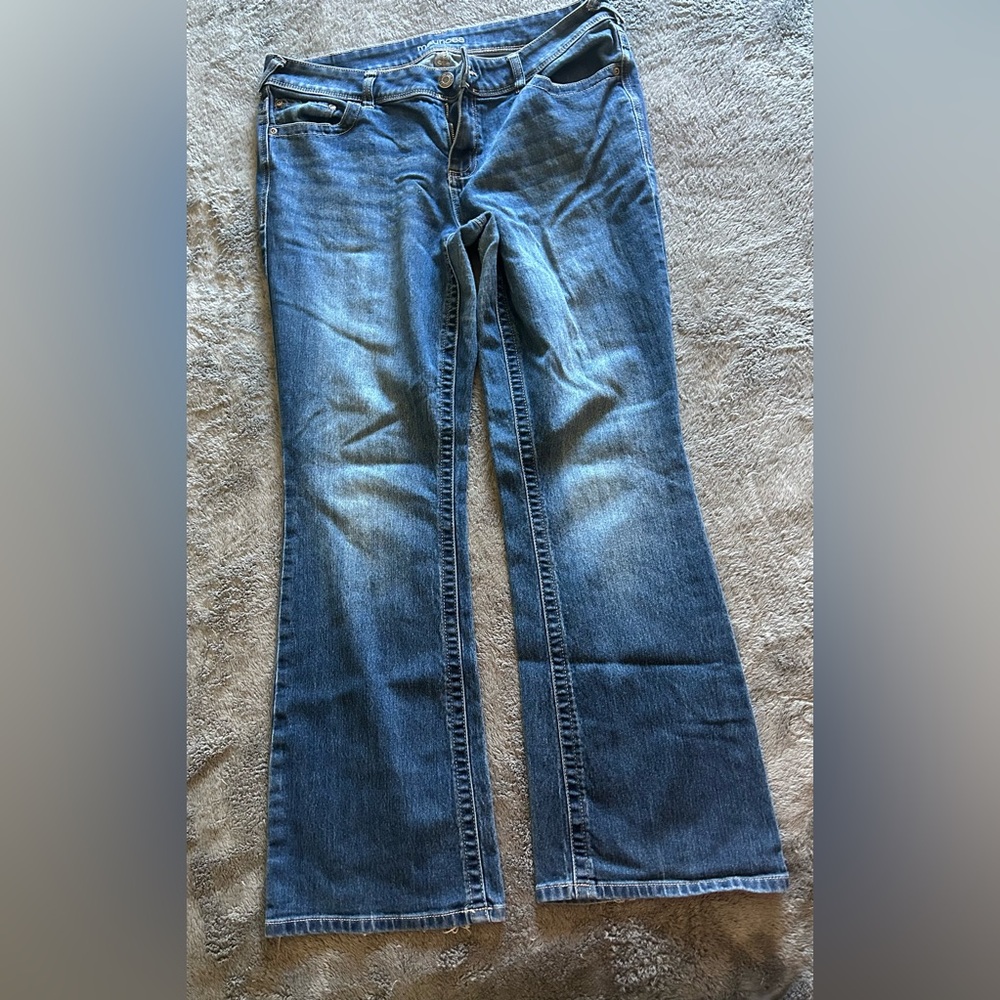 Maurices Women's Boot Cut Jeans in Blue